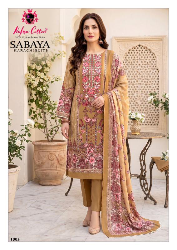 Nafisa sabaya vol-1 textiles wholesale dress material bengaluru karnataka